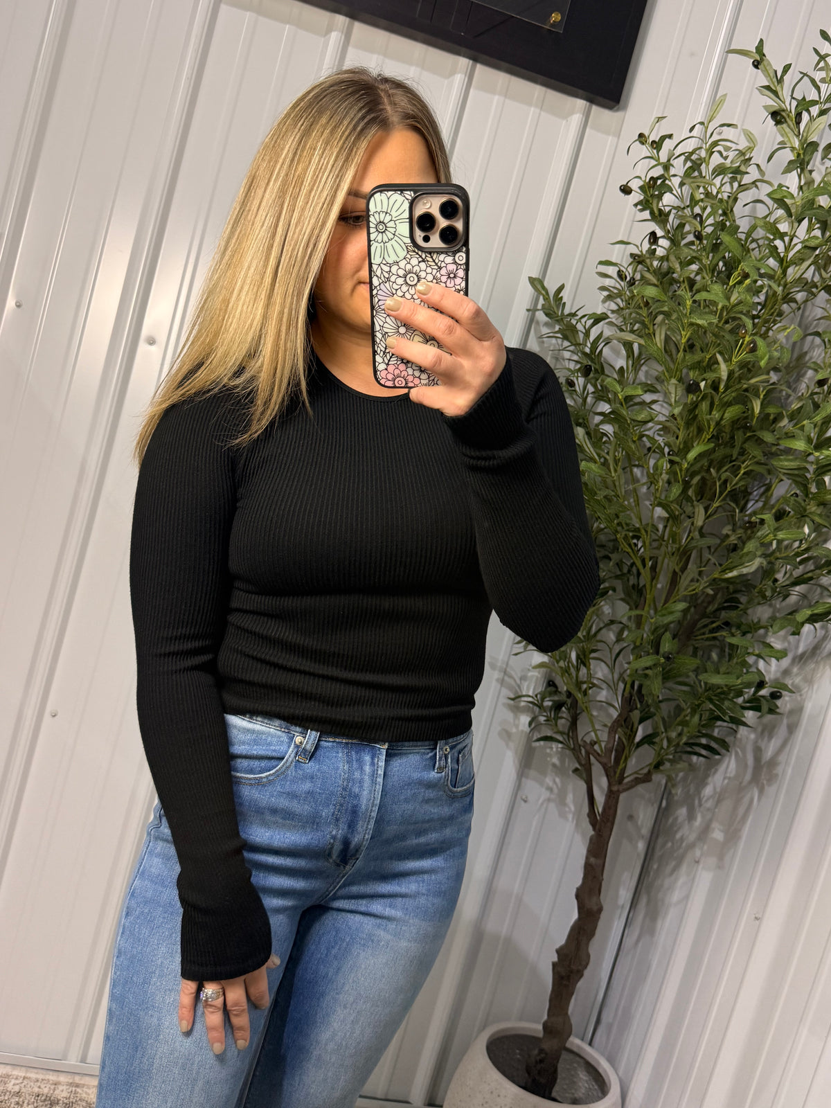 Second Skin Ribbed Seamless - Black