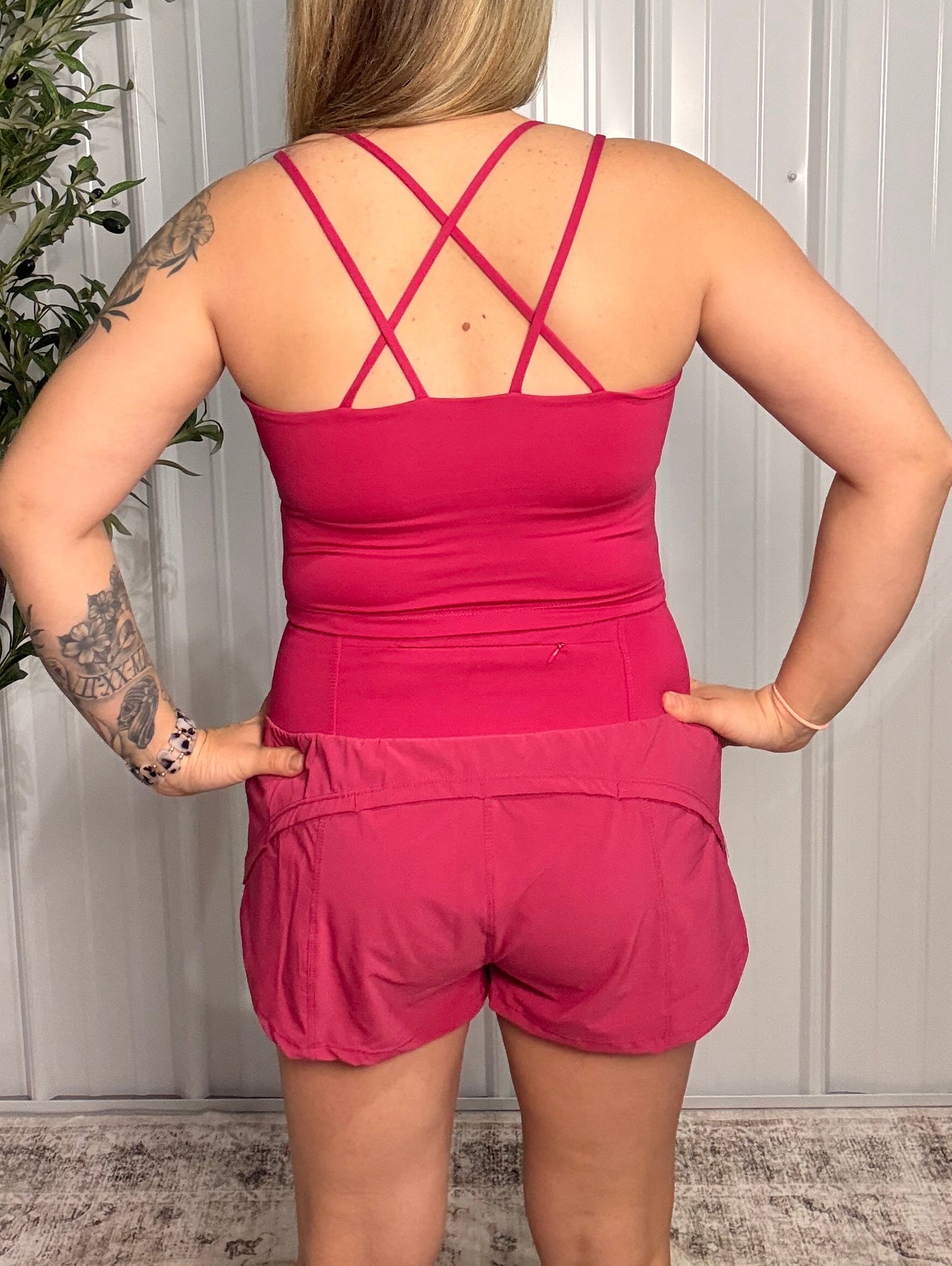 Mini Active Shorts - PLUM PINK