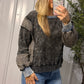 Mixed Media Washed Sweatshirt