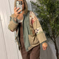 Fall Frenzy Patchwork Hoodie