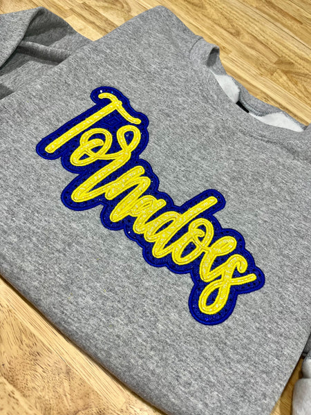 Embroidery - 2 Layer Custom Mascot - YOUTH Sweatshirt or Tshirt