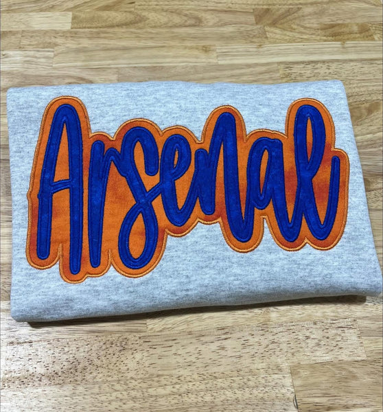 Embroidery - 2 Layer Custom Mascot - YOUTH Sweatshirt or Tshirt