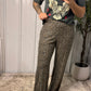 LEOPARD FRENCH TERRY SWEATPANTS