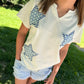 Patriot Star Patched Mineral Washed Tee