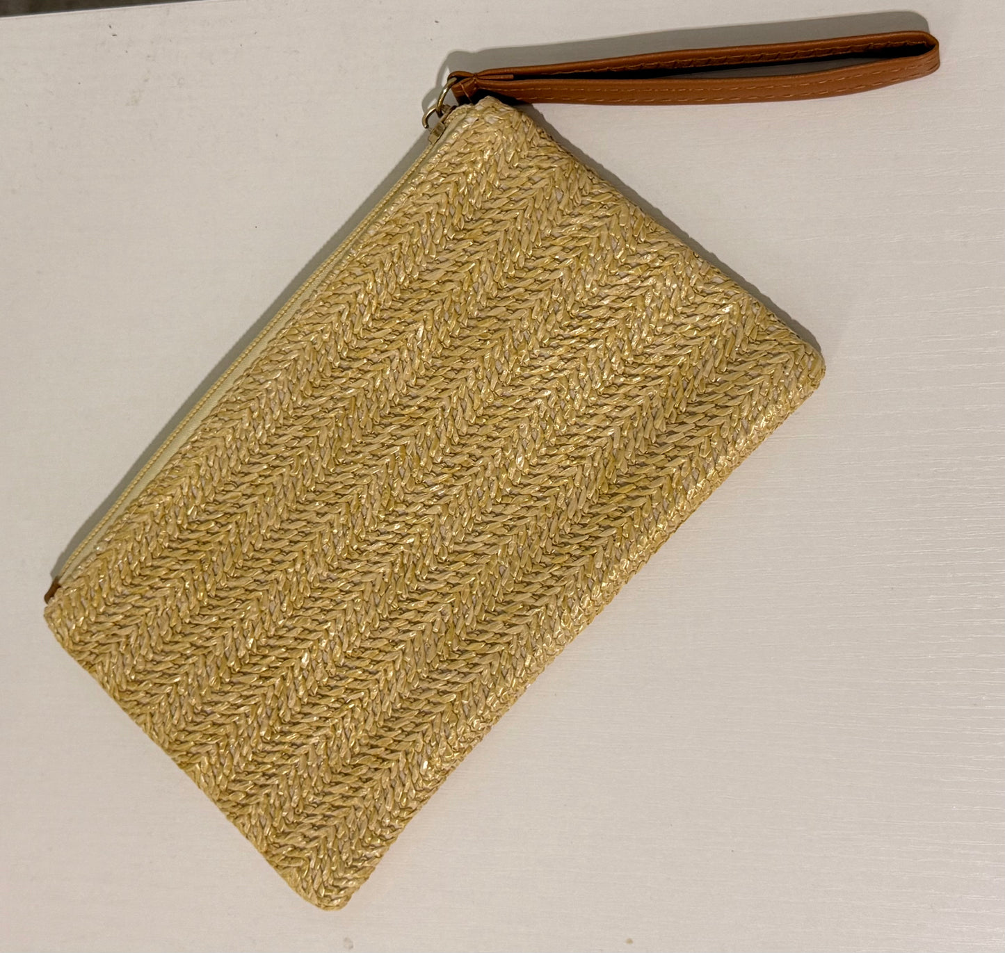 Straw Woven Wristlet