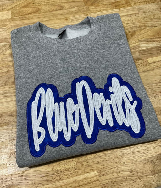 Embroidery - 2 Layer Custom Mascot - YOUTH Sweatshirt or Tshirt