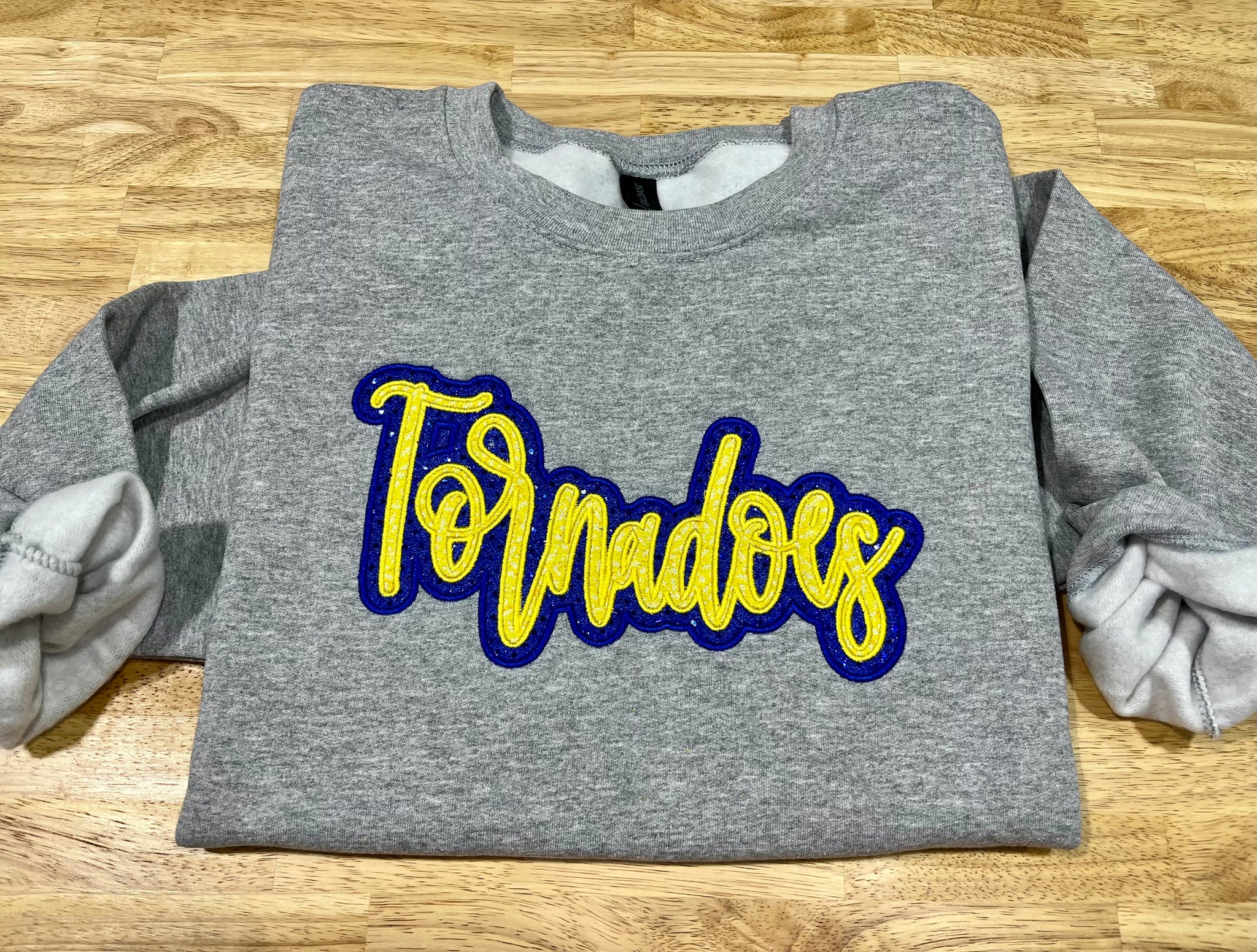 Embroidery - 2 Layer Custom Mascot - YOUTH Sweatshirt or Tshirt