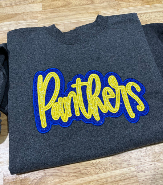 Embroidery - 2 Layer Custom Mascot - YOUTH Sweatshirt or Tshirt