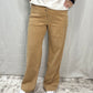 Corduroy Wide Leg Pants - Camel