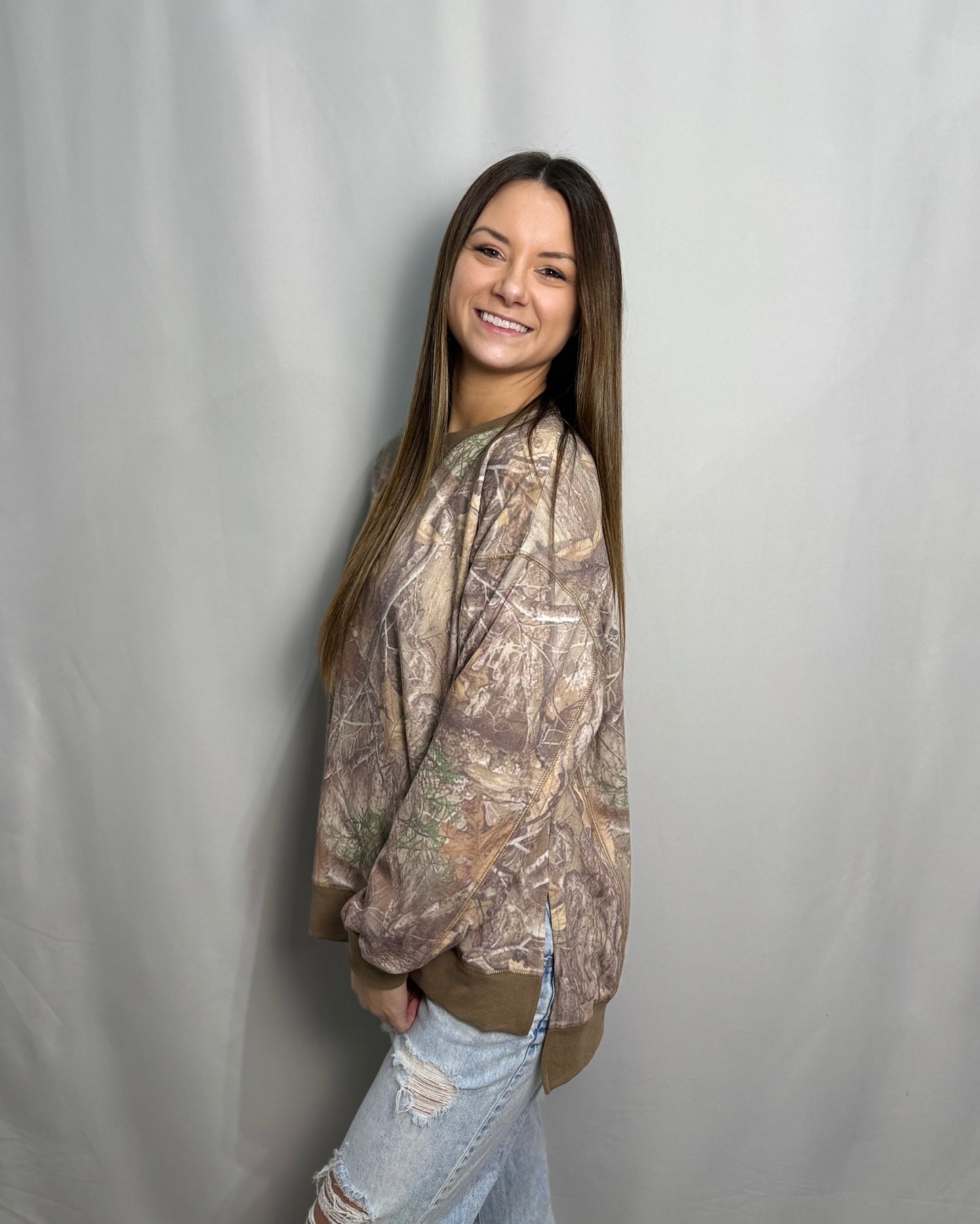 Sadie Vintage Camo - Oversized fit