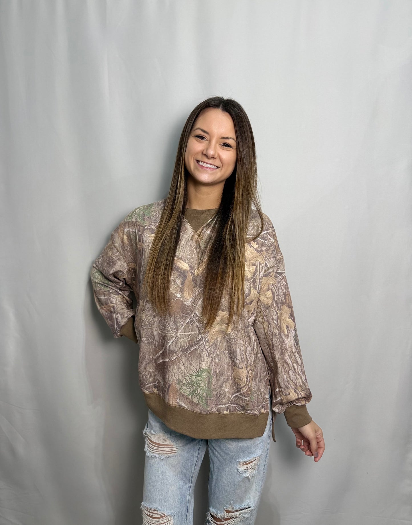 Sadie Vintage Camo - Oversized fit