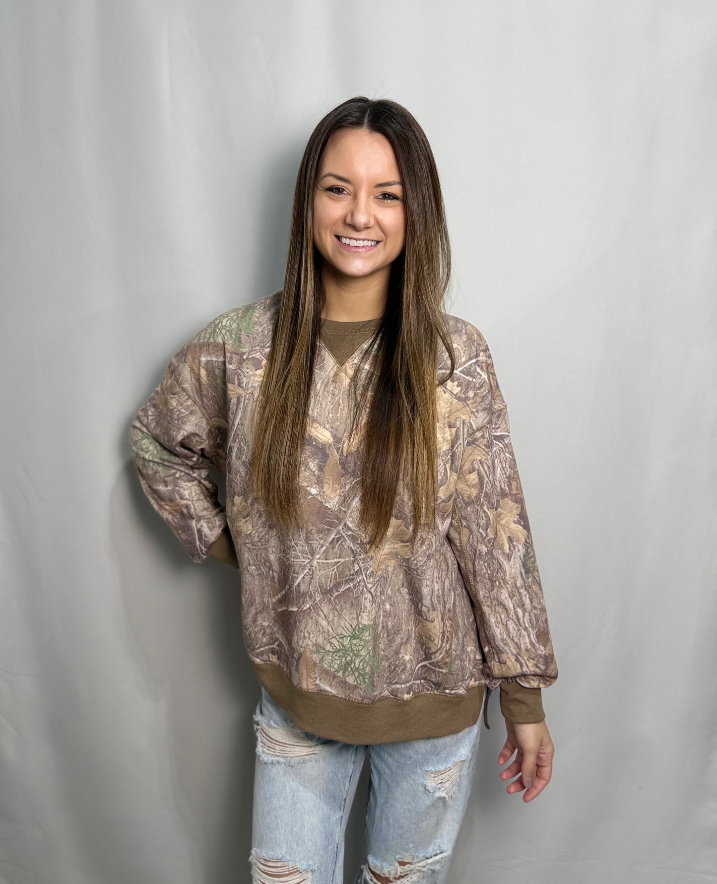 Sadie Vintage Camo - Oversized fit