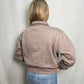 Walnut Collar Snap Buttoned Sweatshirt - True to size
