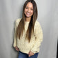 Creamy Custard Knit Sweater