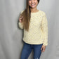 Creamy Custard Knit Sweater