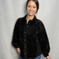 Black Velvety Cozy Shacket