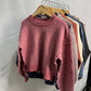 Mauve Two Tone Knit Sweater