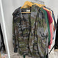 Camo Print Sherpa Open Jacket
