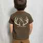 Toddler Camo SS Antler Short Sleeve Graphic
