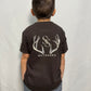 Youth Camo SS Antler Short Sleeve Graphic