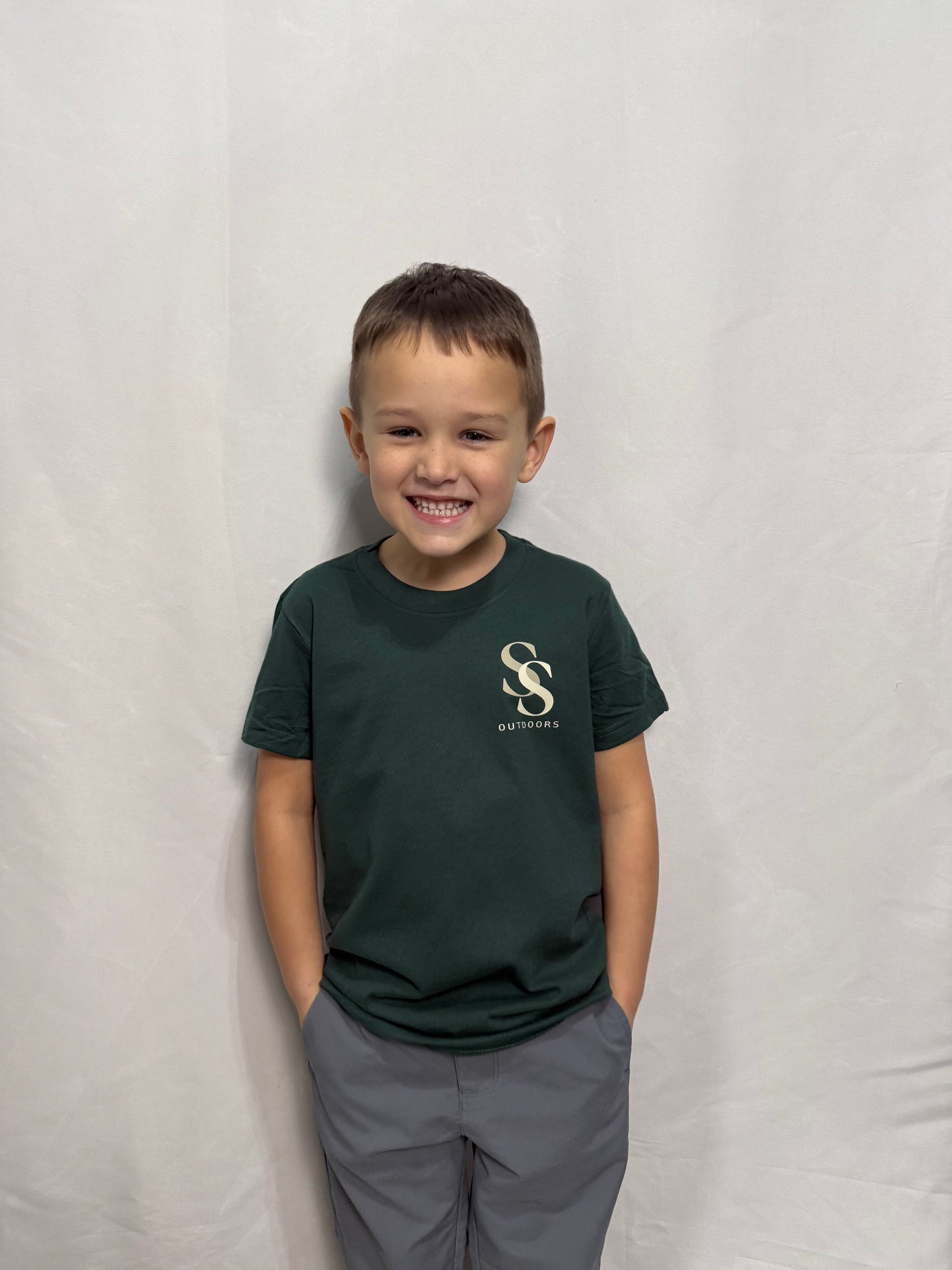 Toddler Wildlife Forest Short Sleeve Graphic