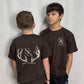 Youth Camo SS Antler Short Sleeve Graphic