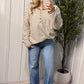 Cozy Café Striped Sweater