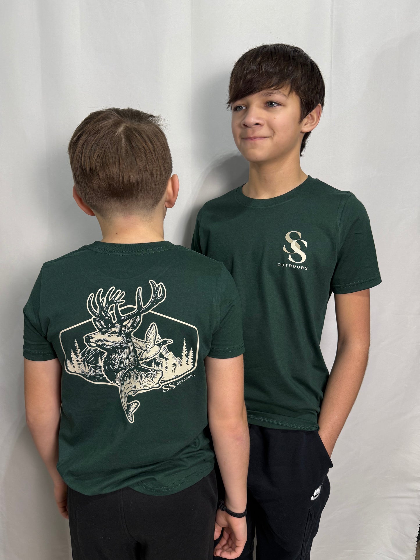 Youth Wildlife Forest Short Sleeve Graphic
