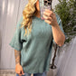 Coastal Comfort Waffle-Knit Top