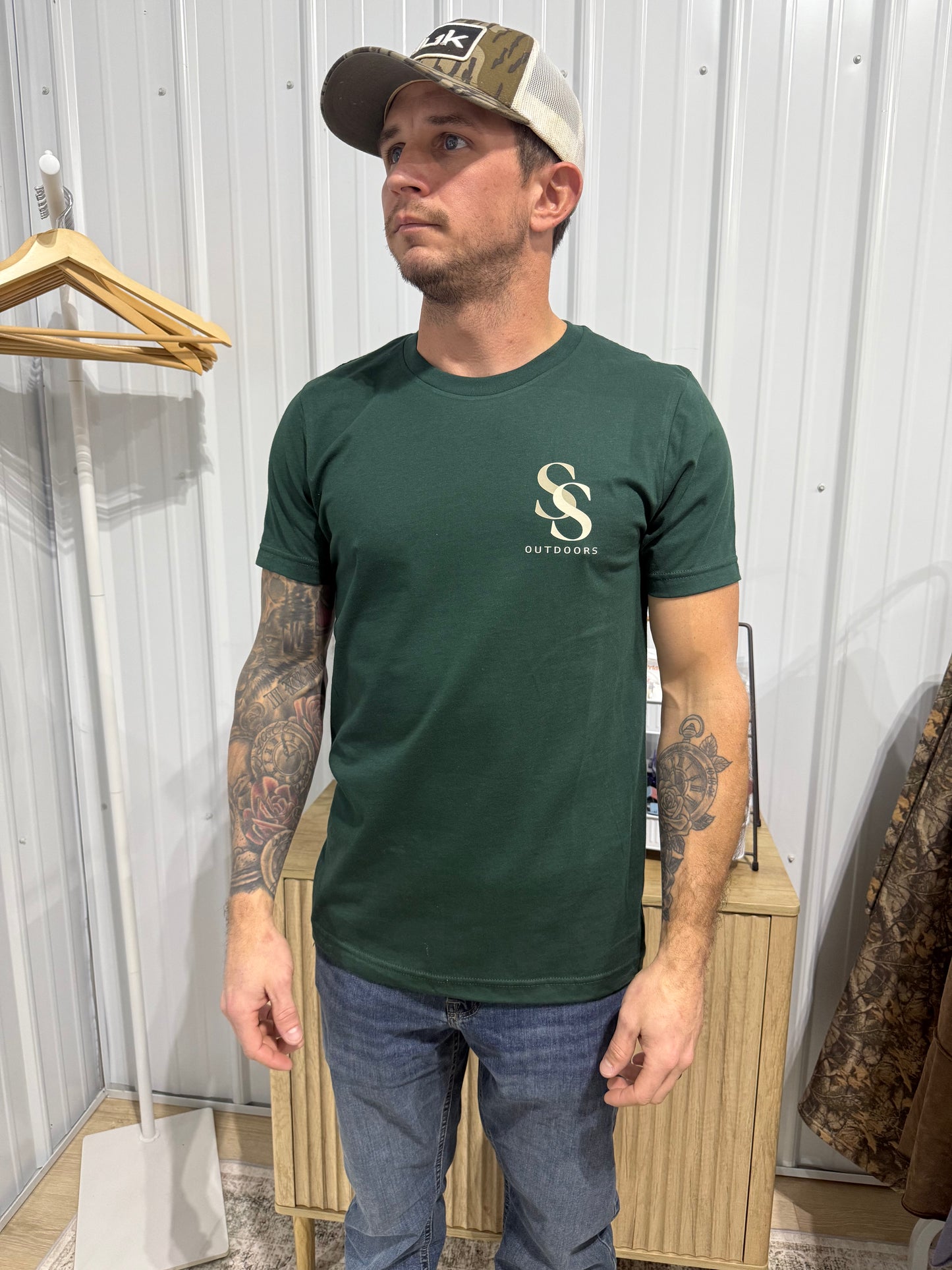 Mens' Wildlife Forest Short Sleeve Graphic