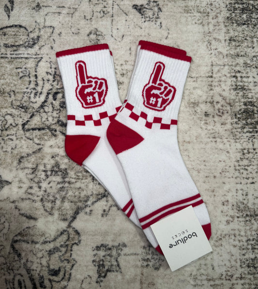 Game Day Socks - Red