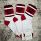 Game Day Socks - Black/Red
