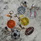 Bling Soccer Keychain