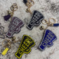 Bling Cheer Tassel Keychain