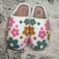 Floral Plush Slippers