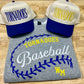 Mascot - Royal Blue Five Panel Twill Hat - Snapback