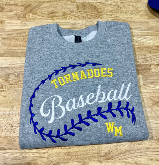 Embroidery - Baseball or Softball Stitch Mascot - ADULT