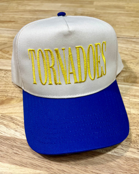 Mascot - Royal Blue Five Panel Twill Hat - Snapback