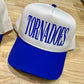 Mascot - Royal Blue Five Panel Twill Hat - Snapback