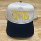 Mascot - Black Five Panel Twill Hat - Snapback
