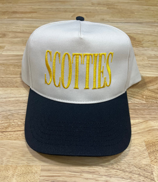 Mascot - Black Five Panel Twill Hat - Snapback