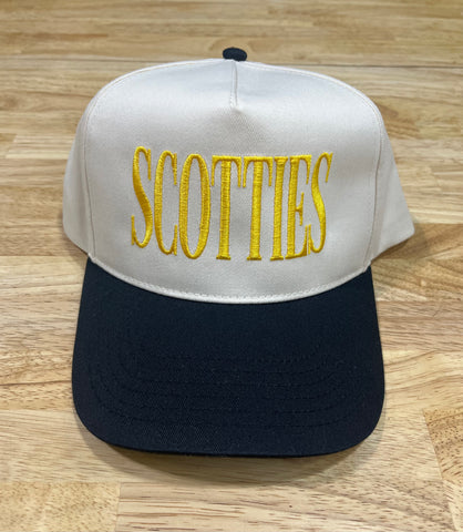 Mascot - Black Five Panel Twill Hat - Snapback