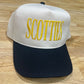 Mascot - Black Five Panel Twill Hat - Snapback