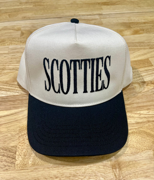 Mascot - Black Five Panel Twill Hat - Snapback