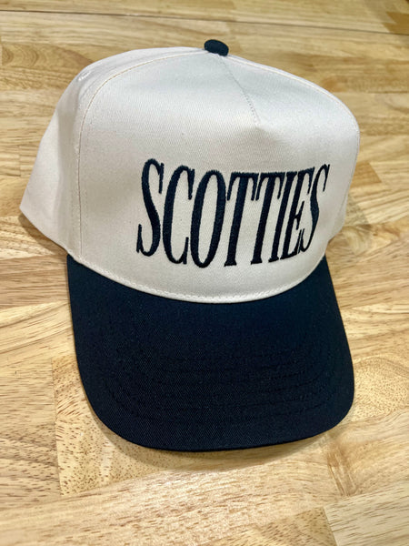 Mascot - Black Five Panel Twill Hat - Snapback