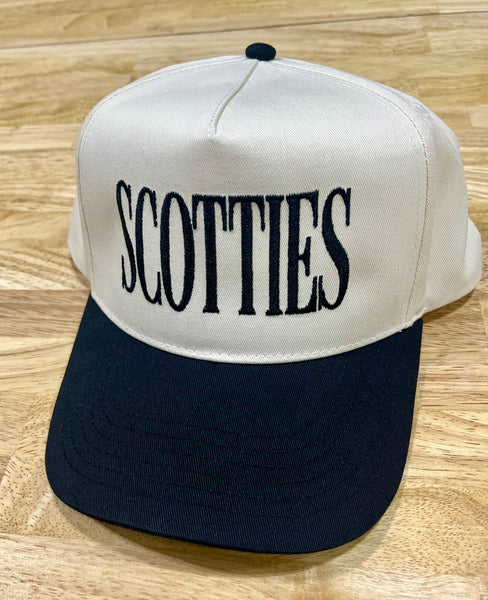 Mascot - Black Five Panel Twill Hat - Snapback