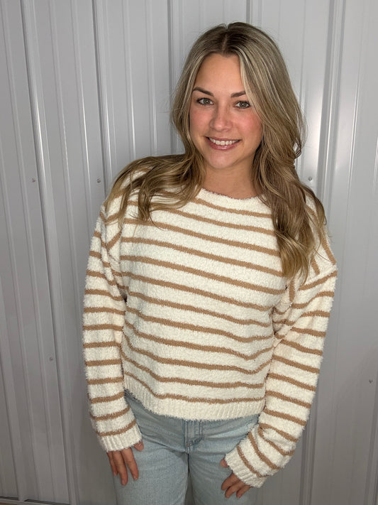 Cloud Soft Striped Sweater