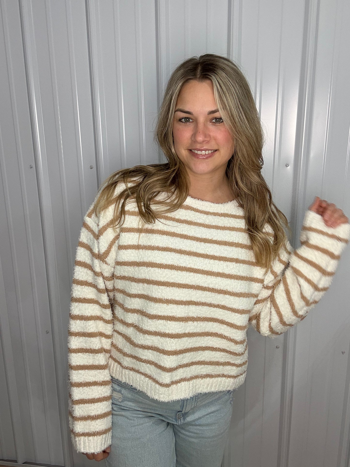 Cloud Soft Striped Sweater