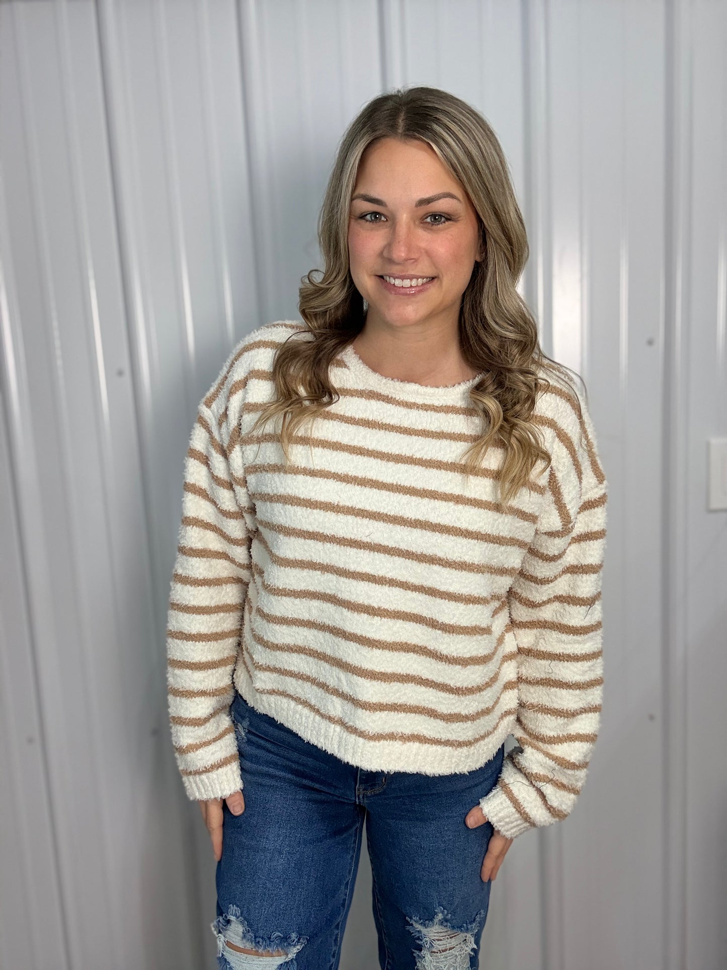 Cloud Soft Striped Sweater