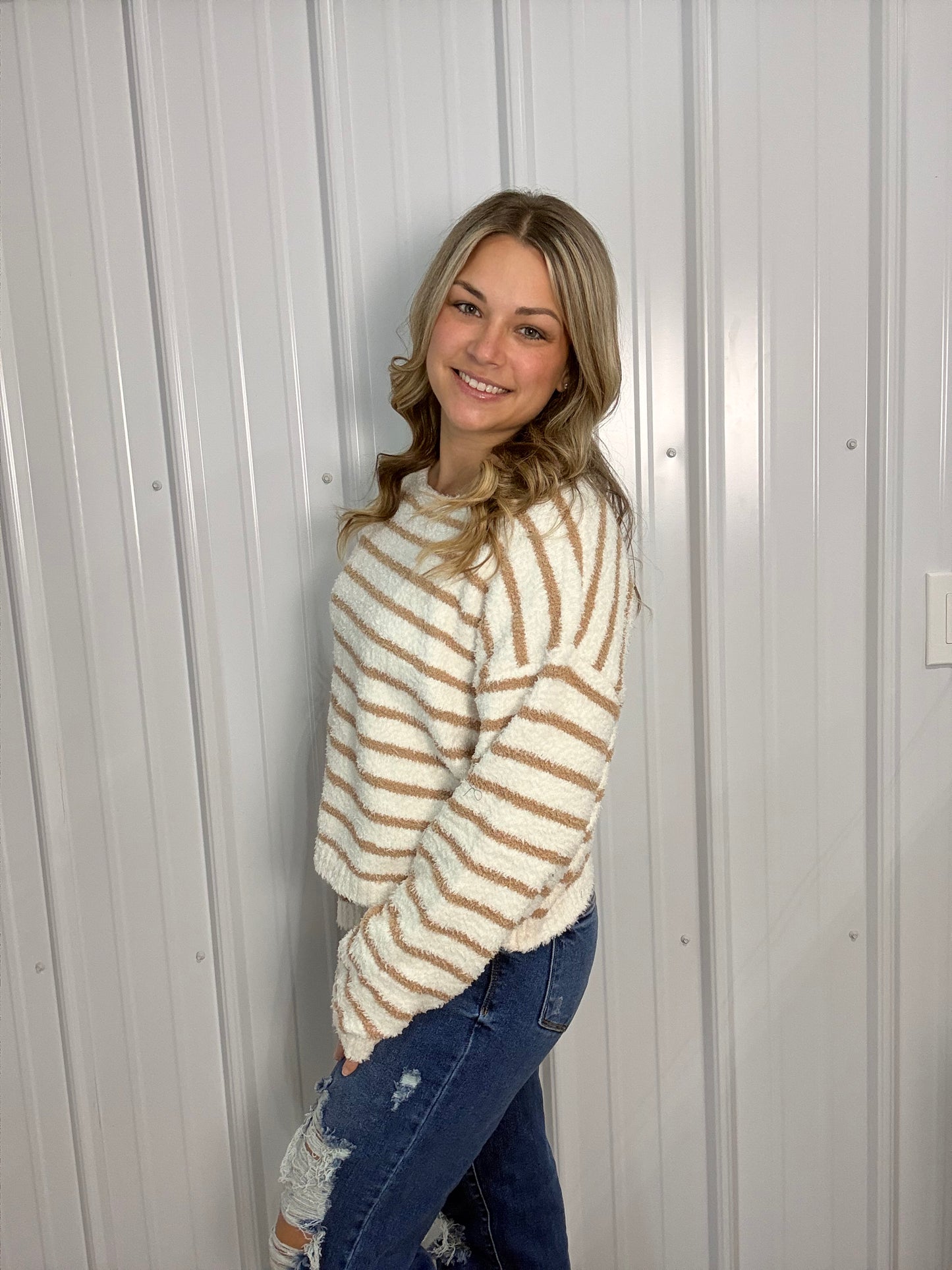 Cloud Soft Striped Sweater